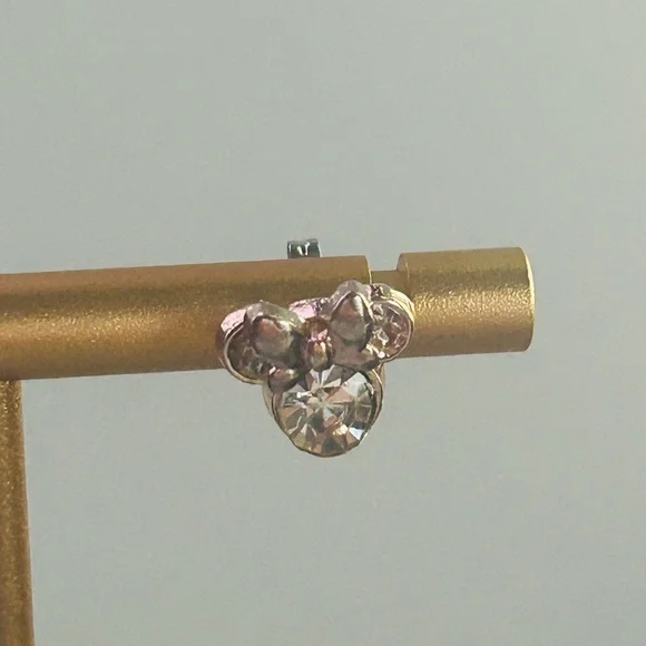 Minnie Mouse Rhinestone Earrings. New. - Picture 2 of 4